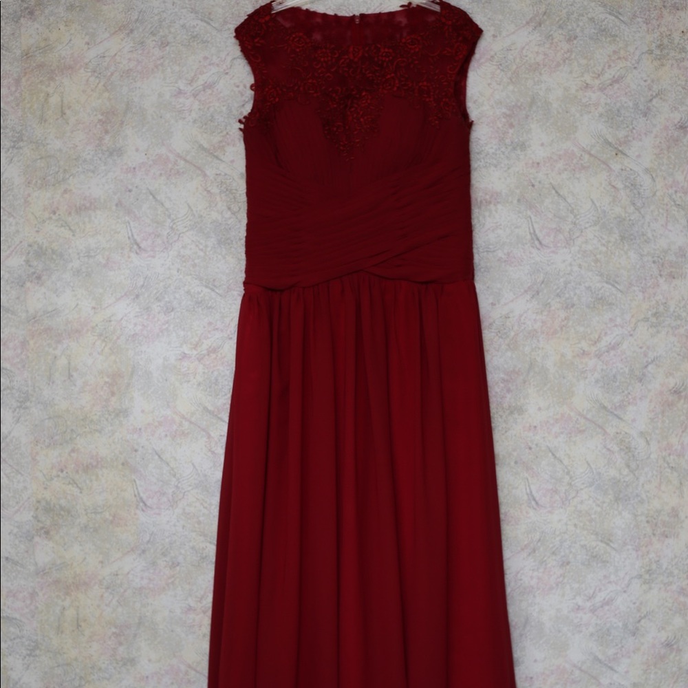 Prom dress burgundy